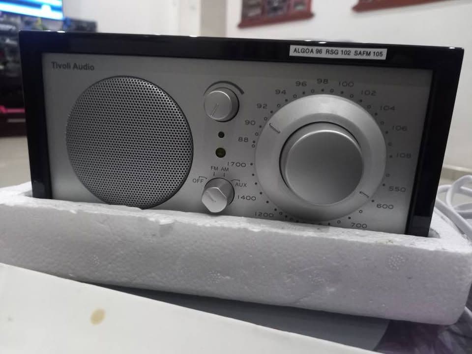 Tivoli Audio Model One Platinum Series Henry Kloss Table Radio - Piano Black & Silver