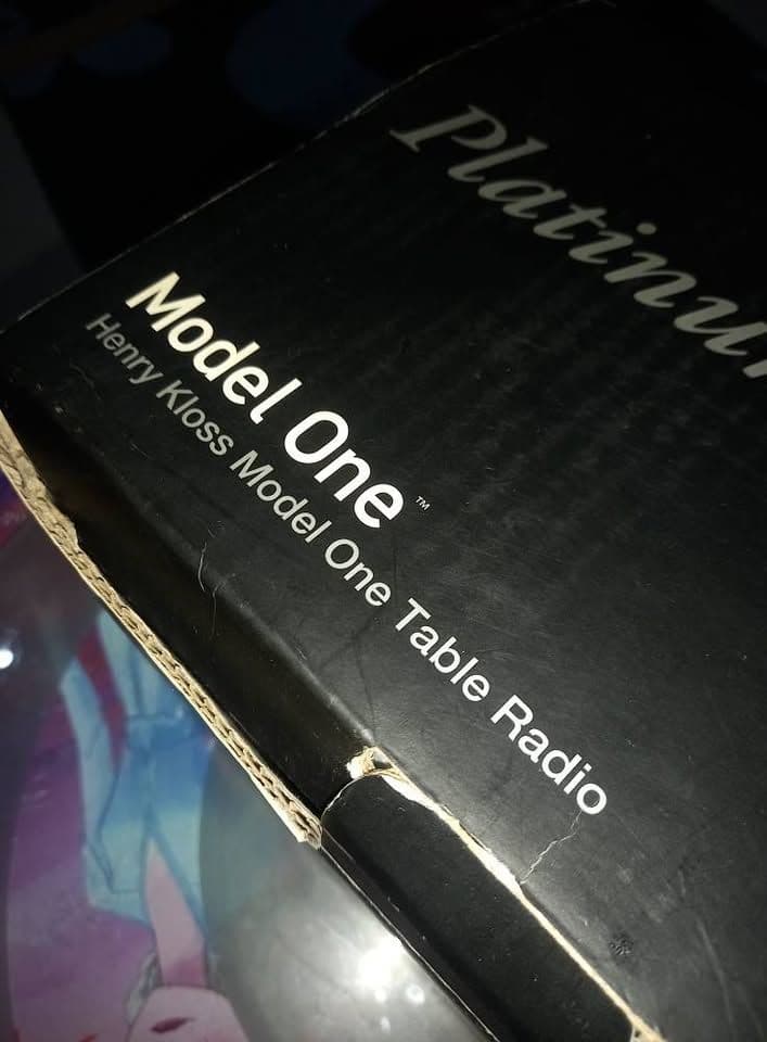 Tivoli Audio Model One Platinum Series Henry Kloss Table Radio - Piano Black & Silver view 3